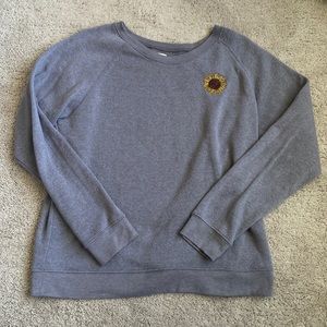 O’Neill Women’s Crewneck sweatshirt sunflower size Large
